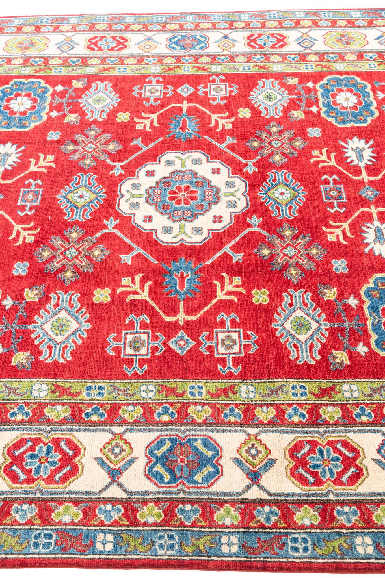 6' 8 x 9' 7 Hand Knotted Kazak Rug