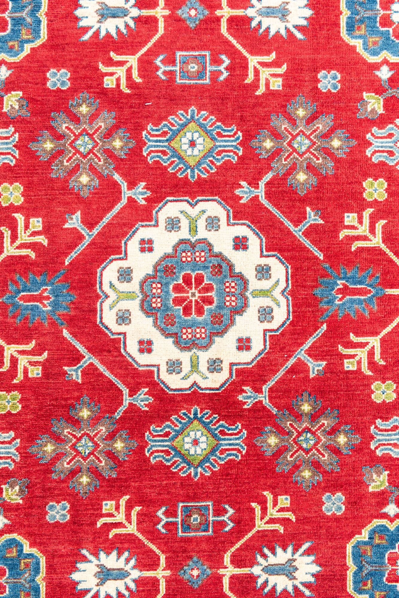 6' 8 x 9' 7 Hand Knotted Kazak Rug