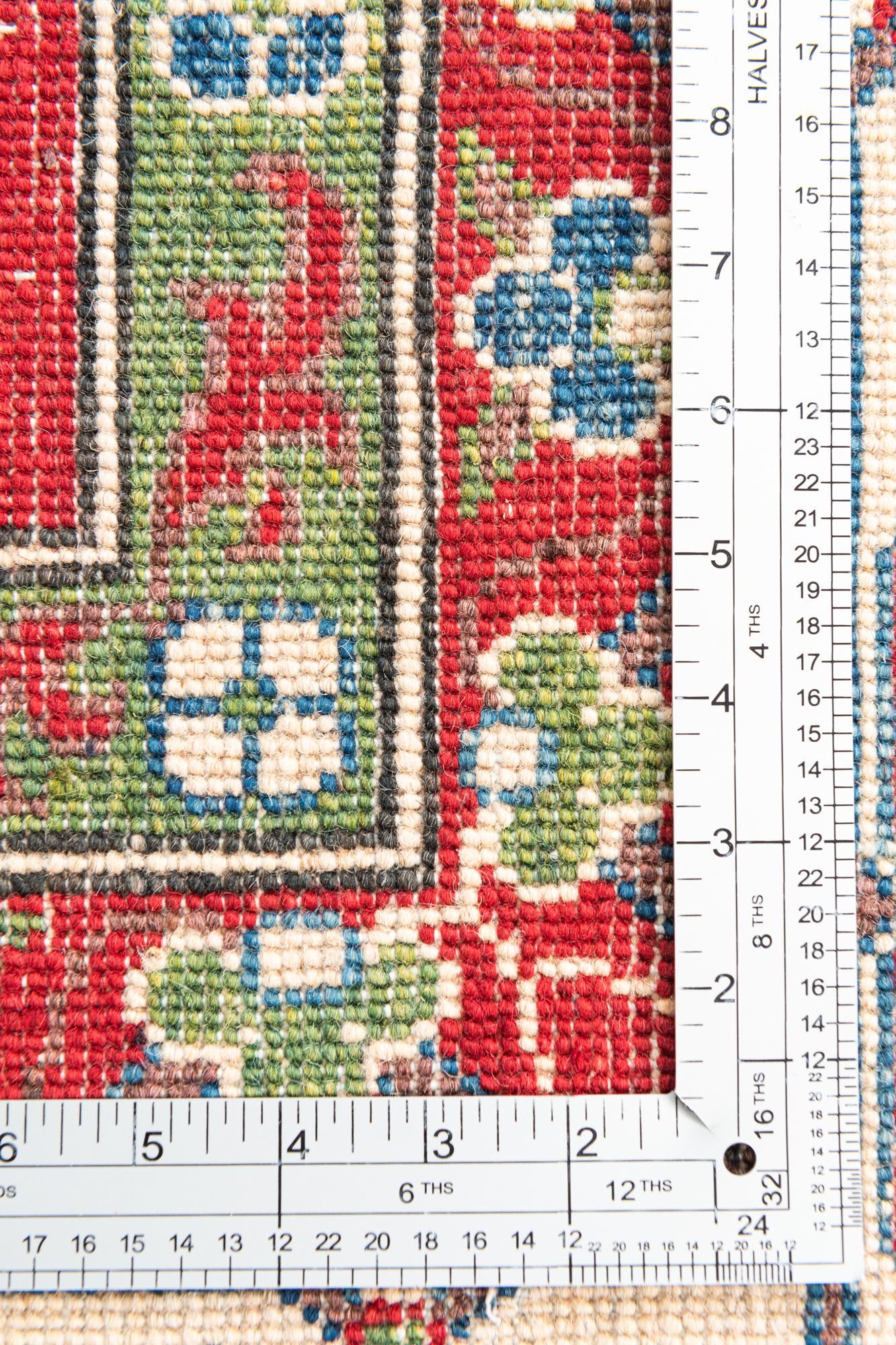 6' 8 x 9' 7 Hand Knotted Kazak Rug
