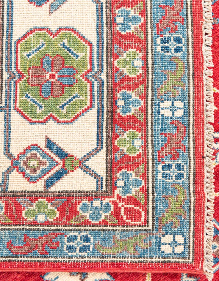 Detail image of 6' 8 x 9' 7  Hand Knotted Kazak Rug