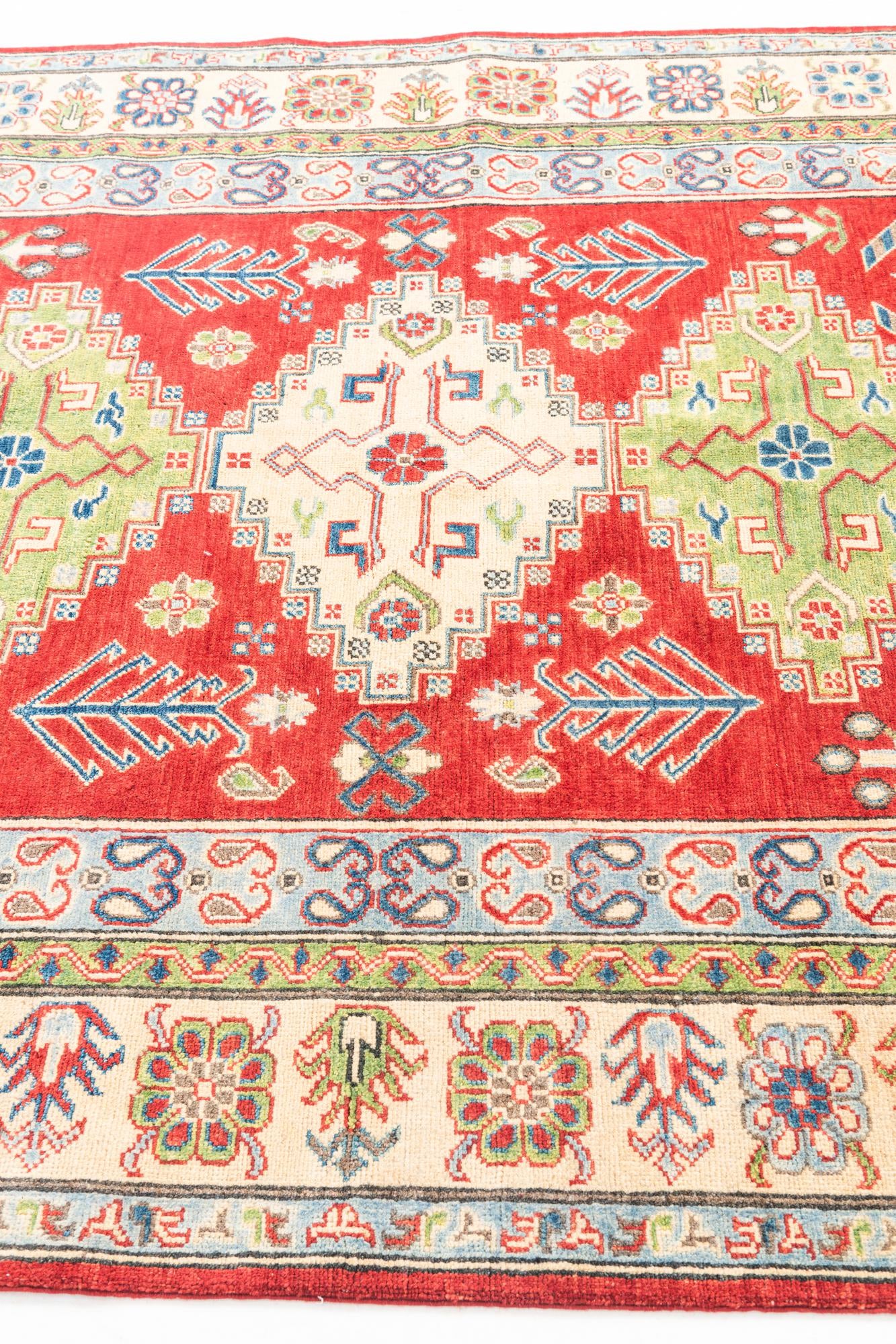 5' 6 x 7' 5 Hand Knotted Kazak Rug