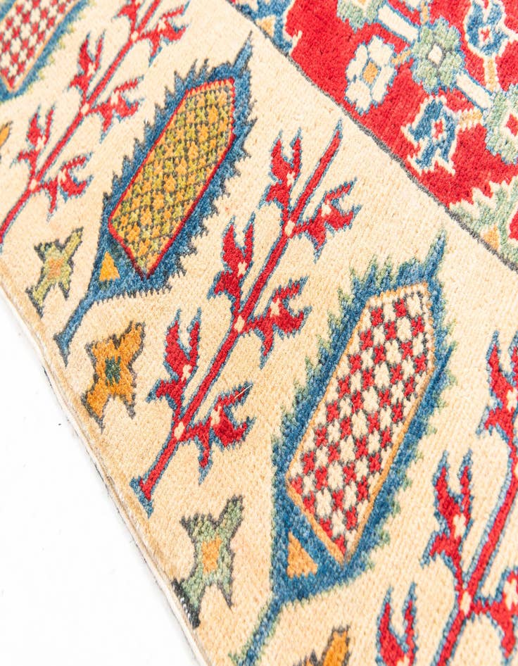 Detail image of 5' x 7' 5  Hand Knotted Kazak Rug