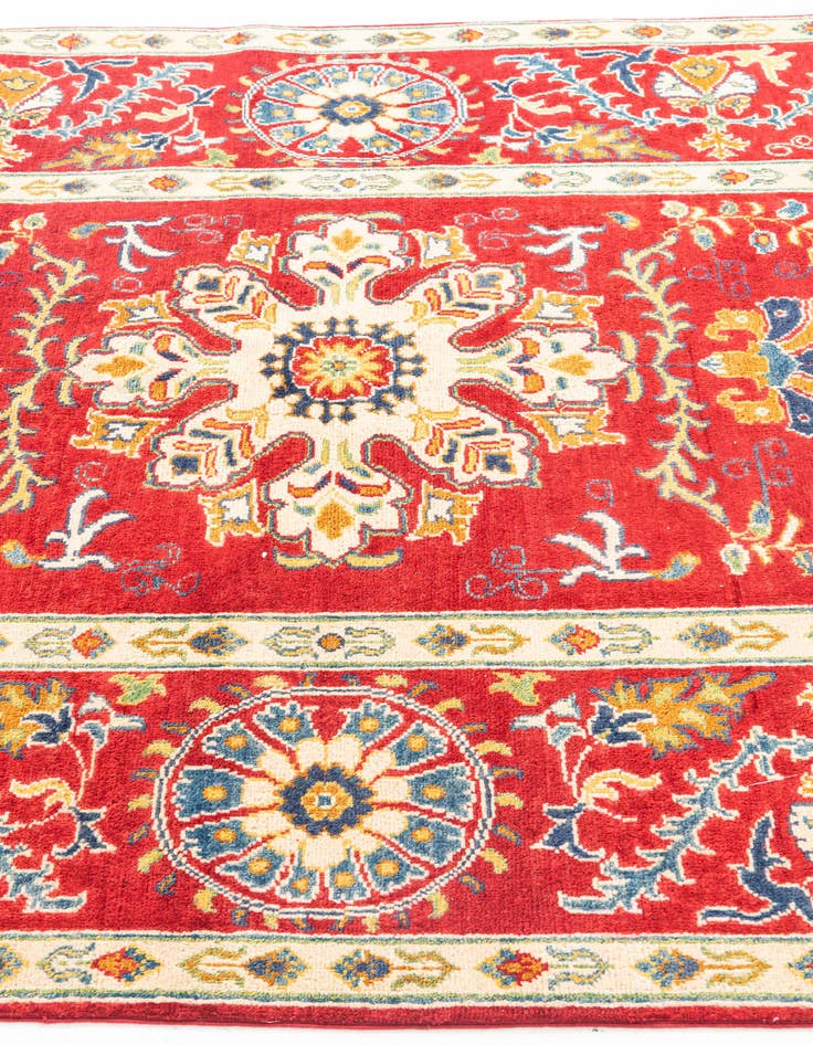 Detail image of 5' x 7' 5  Hand Knotted Kazak Rug