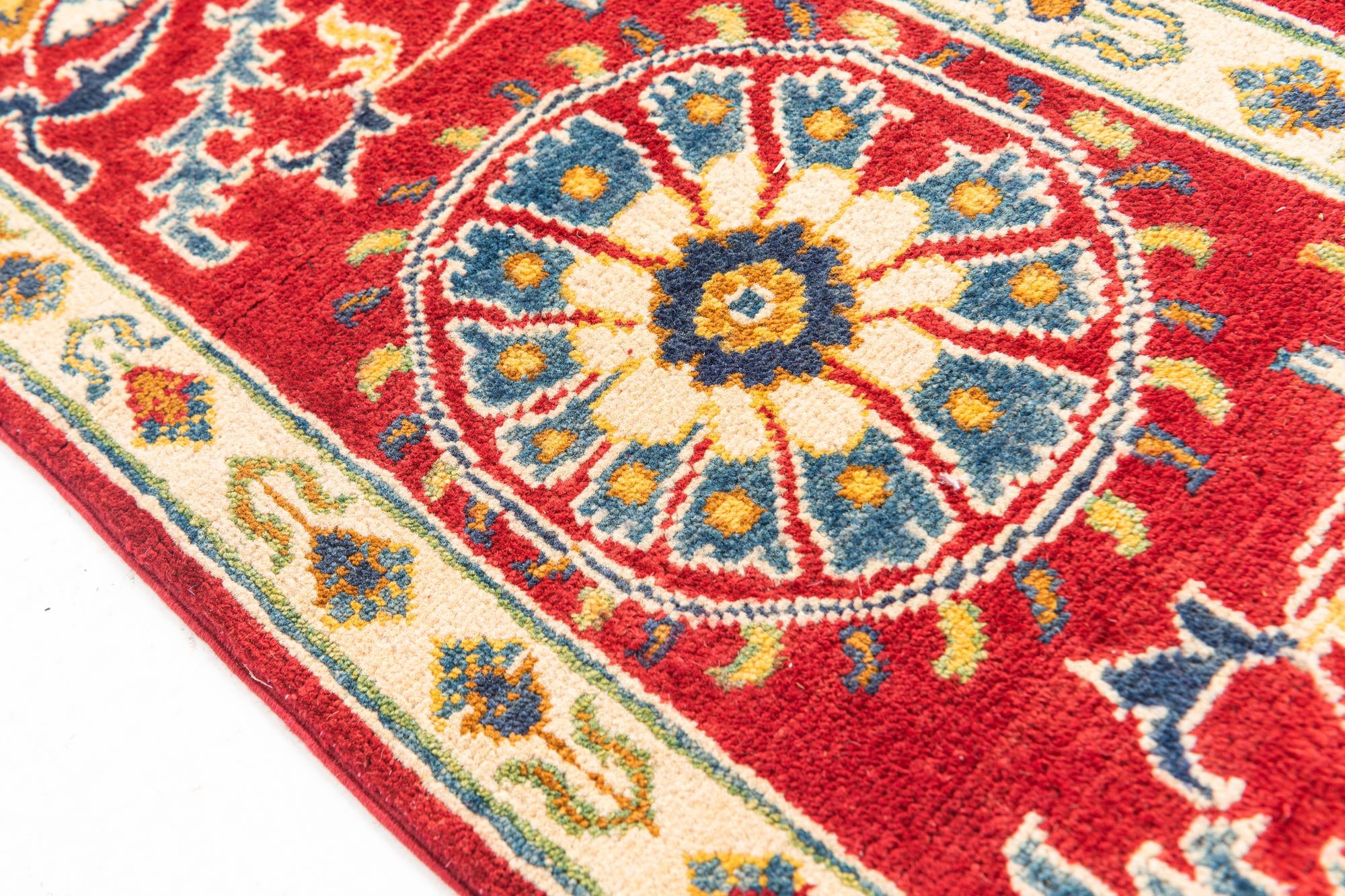 5' x 7' 5 Hand Knotted Kazak Rug