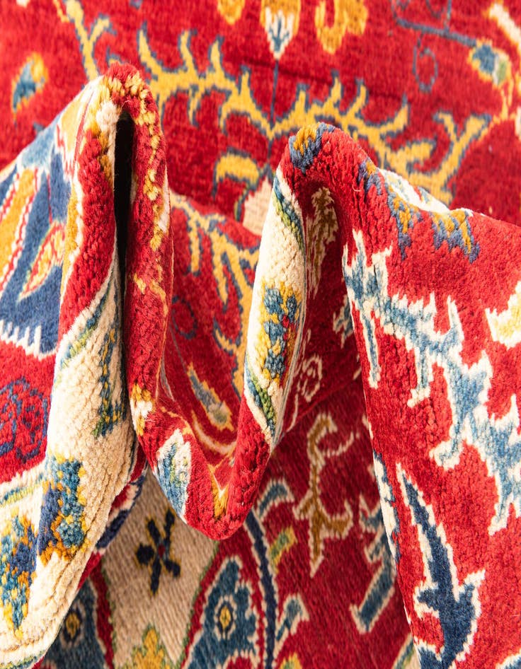 Detail image of 5' x 7' 5  Hand Knotted Kazak Rug