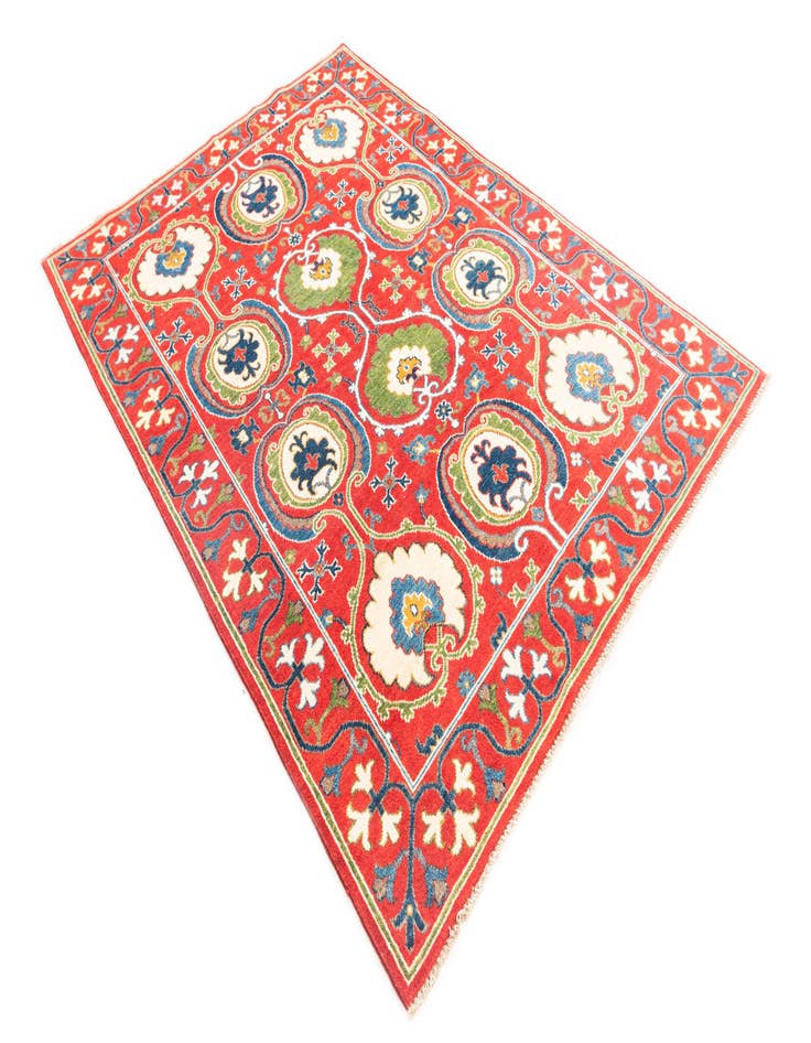 Detail image of 5' x 7'  Hand Knotted Kazak Rug