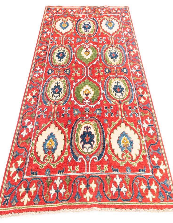 Detail image of 5' x 7'  Hand Knotted Kazak Rug