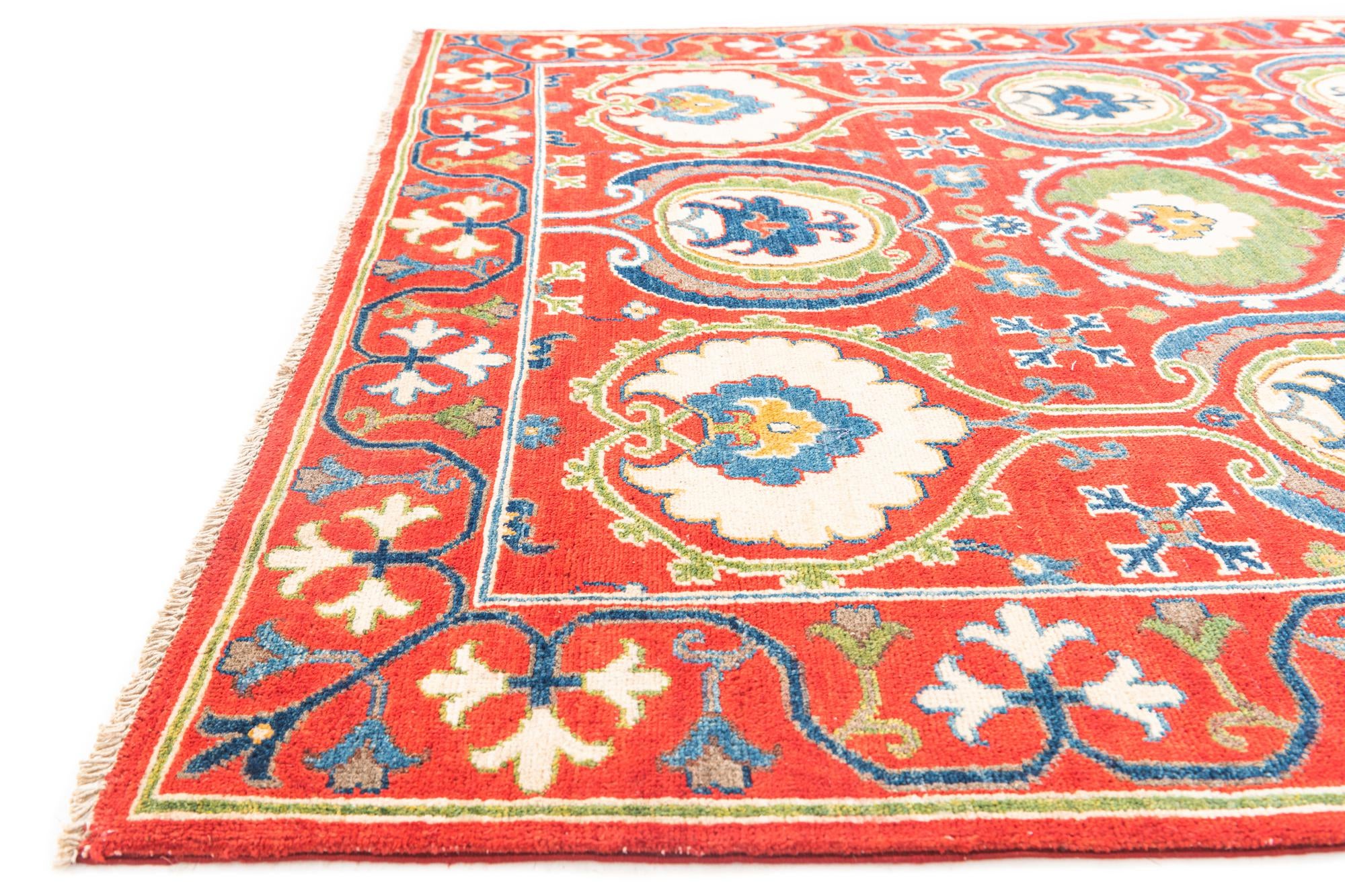 5' x 7' Hand Knotted Kazak Rug