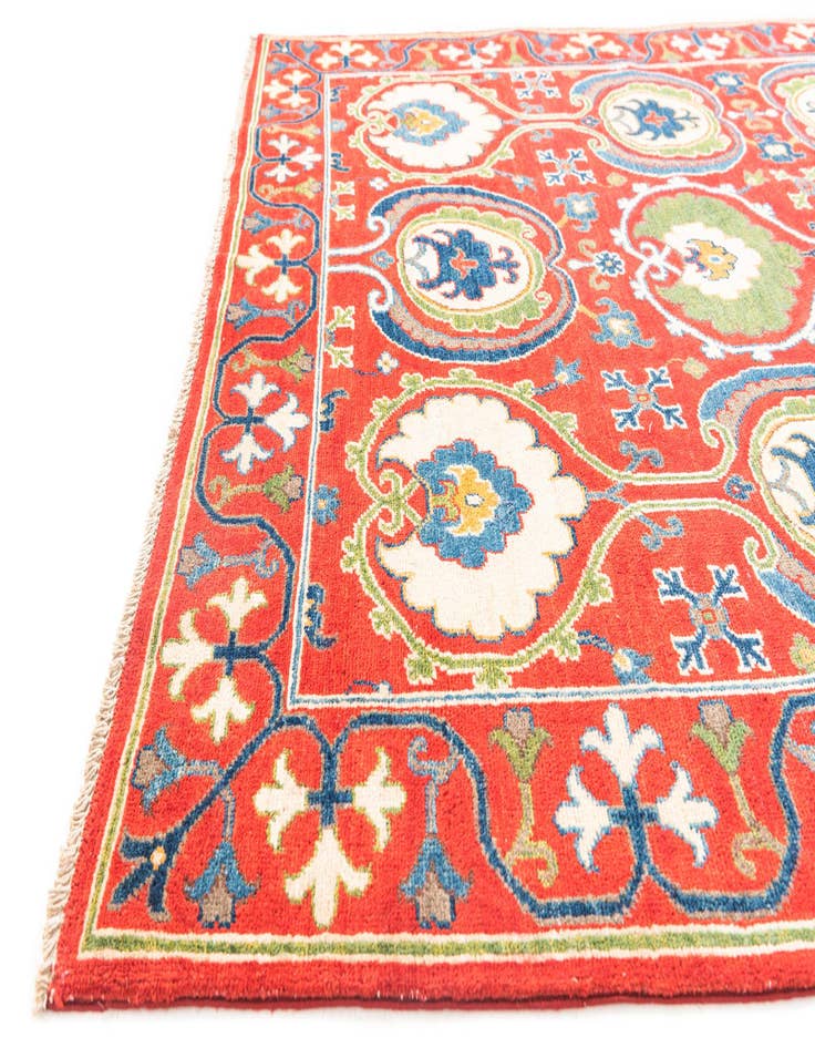 Detail image of 5' x 7'  Hand Knotted Kazak Rug