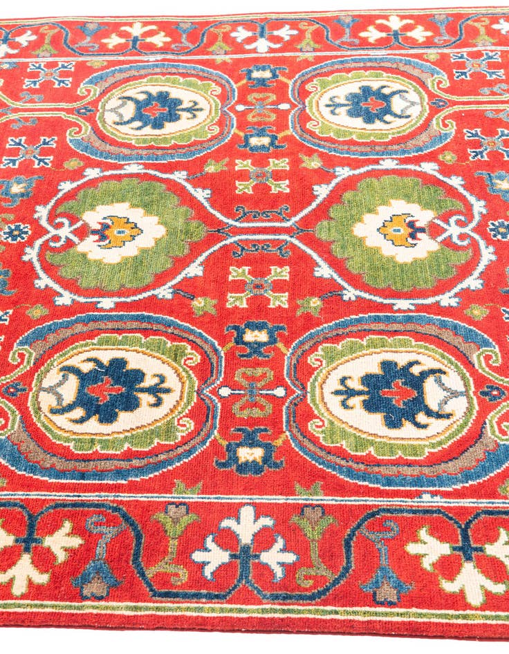 Detail image of 5' x 7'  Hand Knotted Kazak Rug