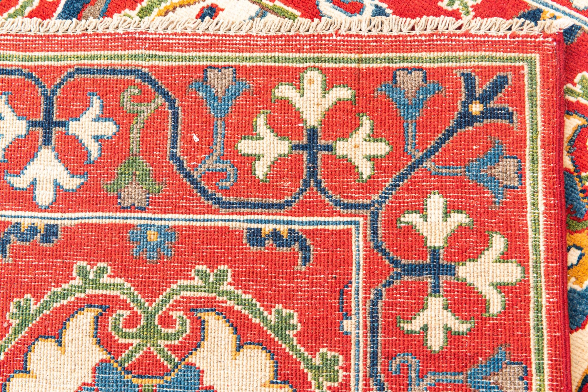 5' x 7' Hand Knotted Kazak Rug
