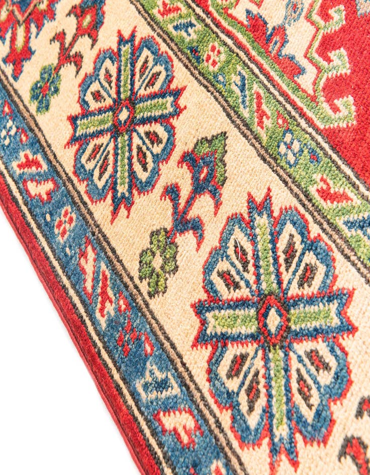 Detail image of 5' 7 x 8'  Hand Knotted Kazak Rug