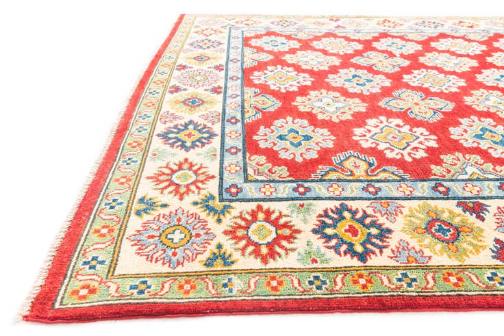 Detail image of 5' 6 x 8' Hand Knotted Kazak Rug