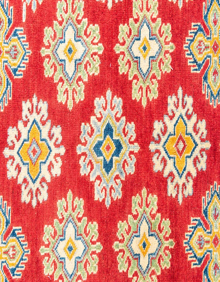 Detail image of 5' 6 x 8'  Hand Knotted Kazak Rug