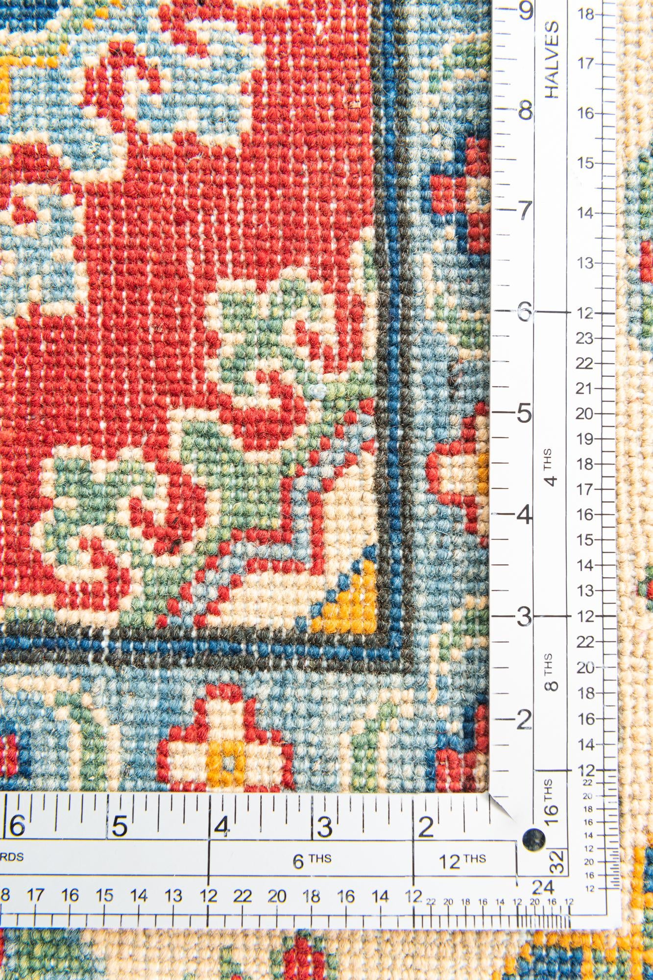 5' 6 x 8' Hand Knotted Kazak Rug