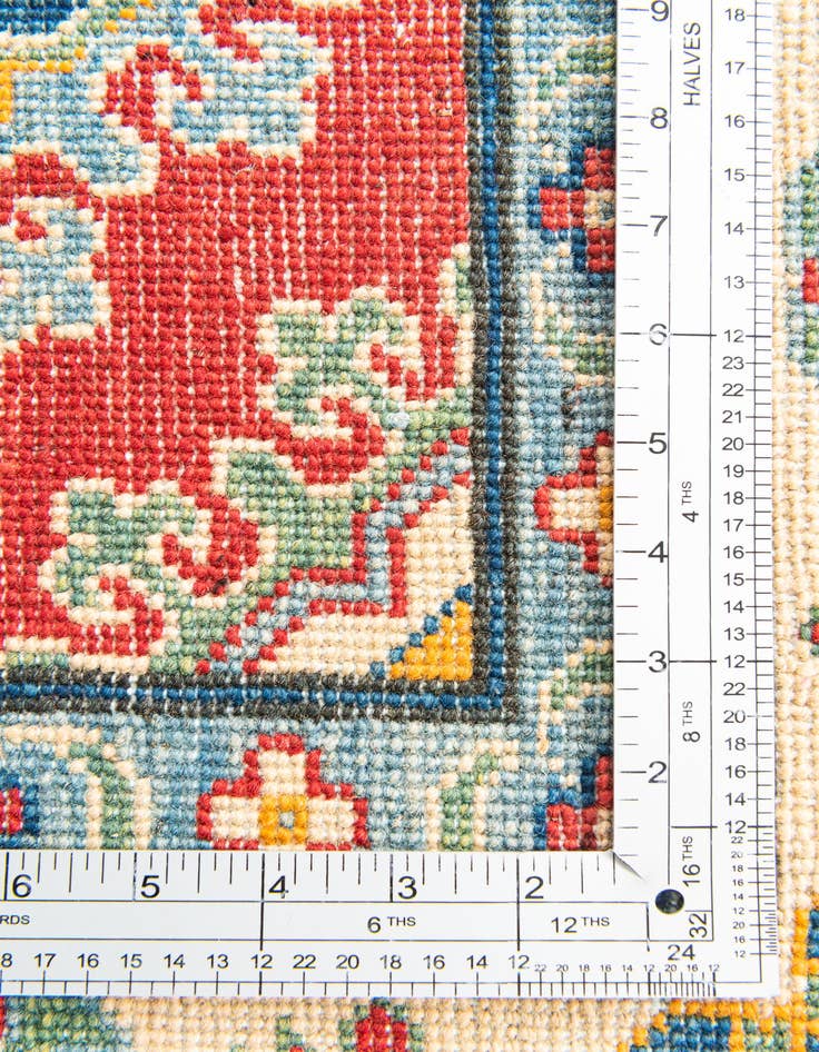 Detail image of 5' 6 x 8'  Hand Knotted Kazak Rug