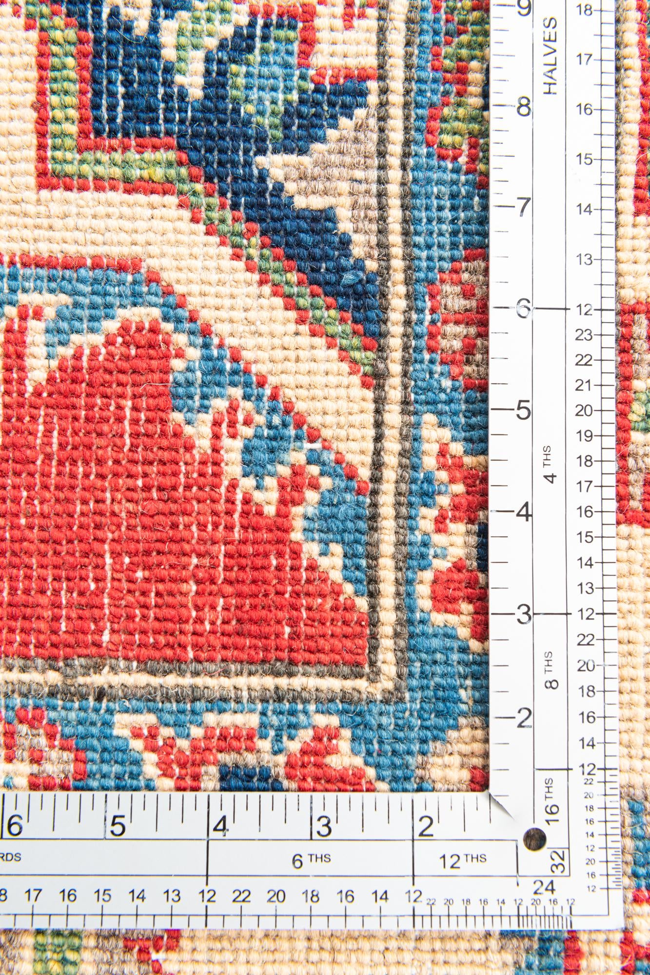 5' 8 x 8' Hand Knotted Kazak Rug