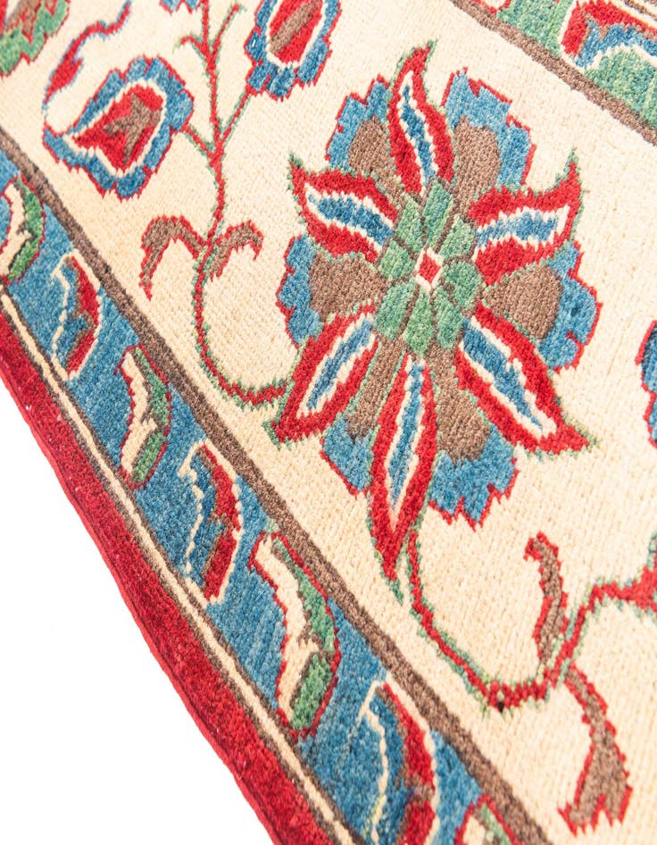 Detail image of 5' 7 x 8'  Hand Knotted Kazak Rug