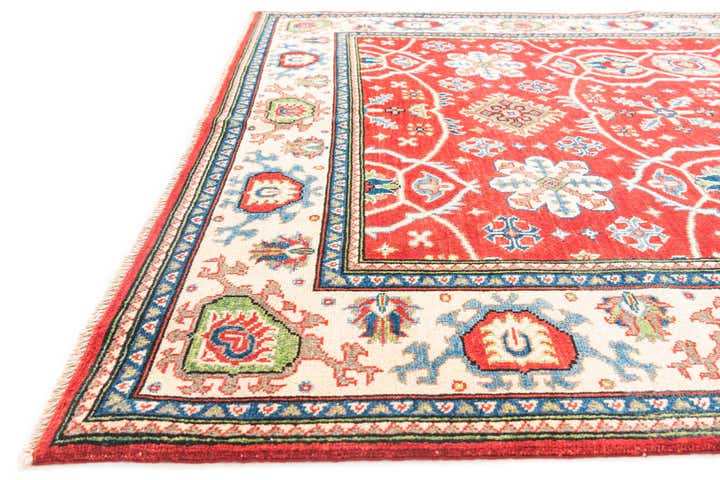 5' 8 x 7' 9 Hand Knotted Kazak Rug