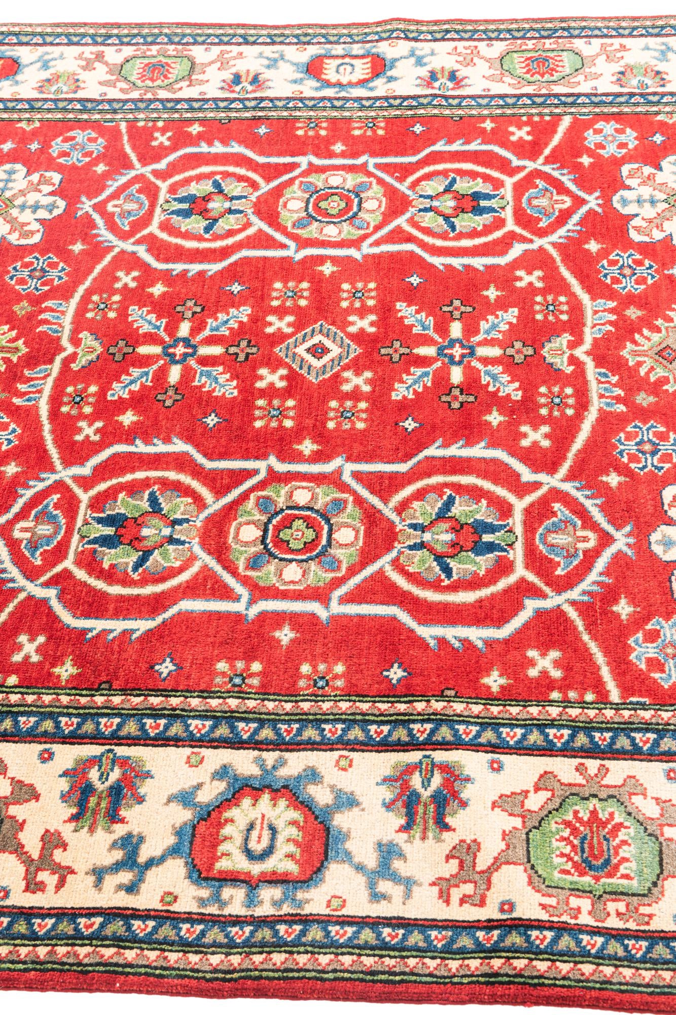 5' 8 x 7' 9 Hand Knotted Kazak Rug