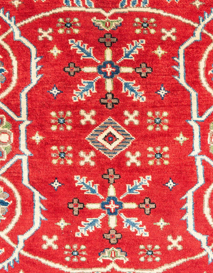 Detail image of 5' 8 x 7' 9  Hand Knotted Kazak Rug