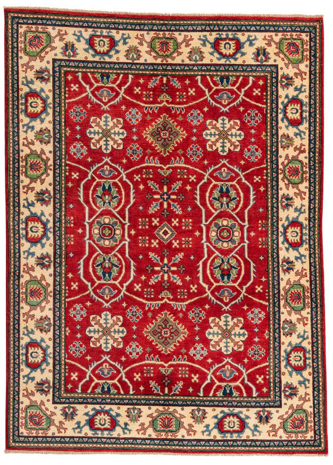 Detail image of 5' 8 x 7' 9 Hand Knotted Kazak Rug