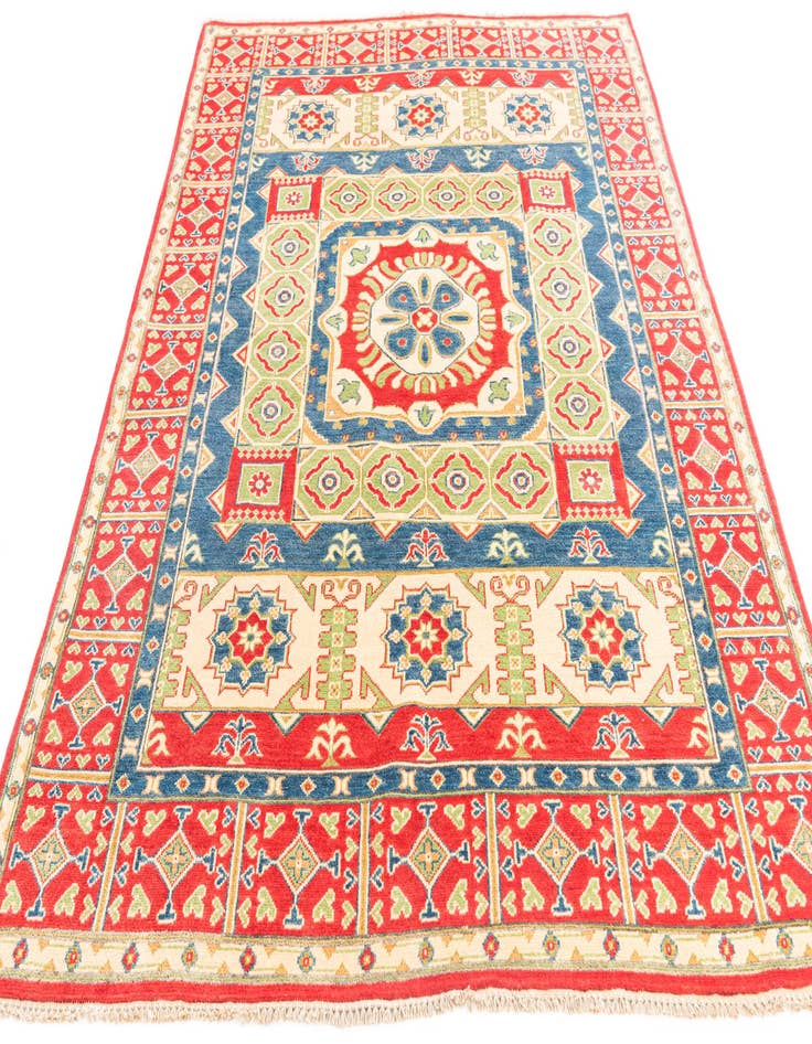 Detail image of 5' 5 x 8'  Hand Knotted Kazak Rug