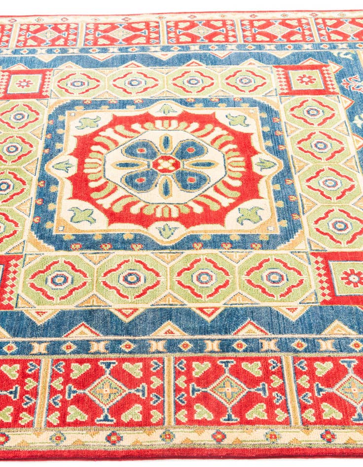 Detail image of 5' 5 x 8'  Hand Knotted Kazak Rug