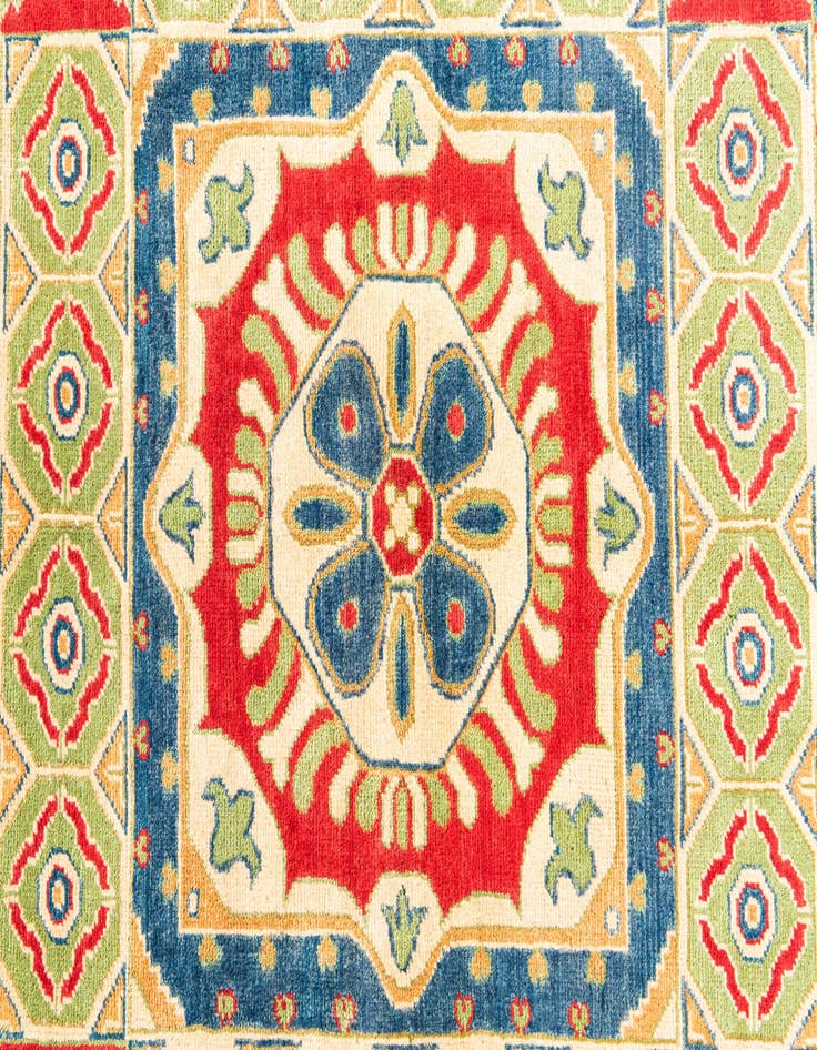 Detail image of 5' 5 x 8'  Hand Knotted Kazak Rug