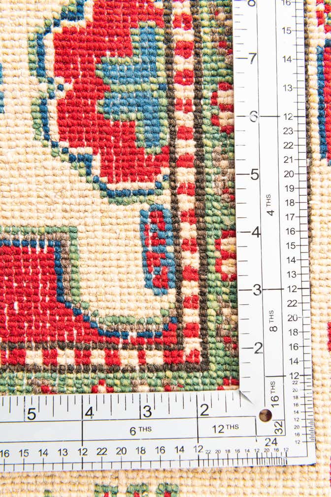 5' 7 x 8' 3 Hand Knotted Kazak Rug