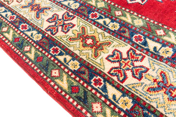 5' 9 x 8' Hand Knotted Kazak Rug