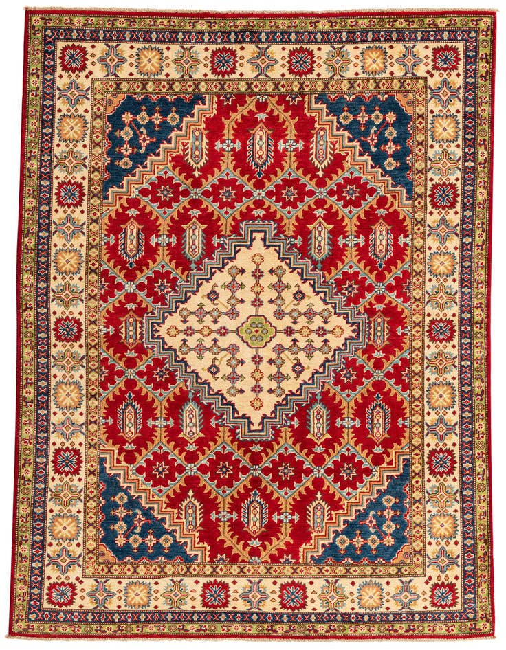 Detail image of 5' 7 x 8' Hand Knotted Kazak Rug