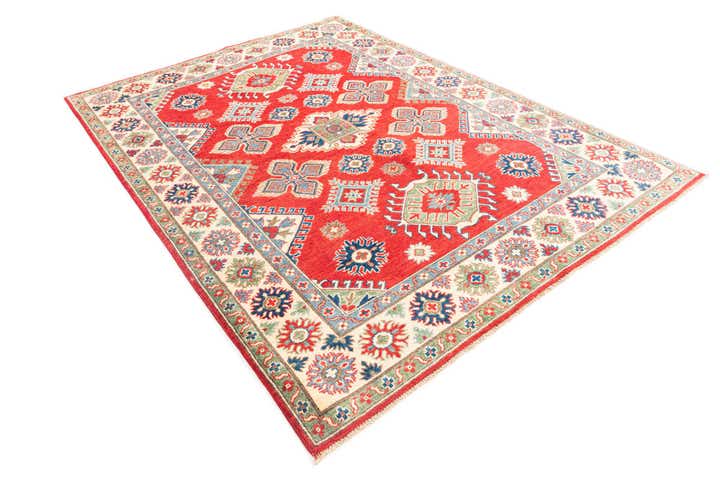 5' 10 x 8' Hand Knotted Kazak Rug
