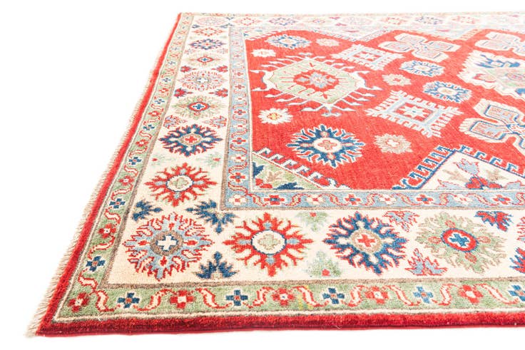 Detail image of 5' 10 x 8' Hand Knotted Kazak Rug