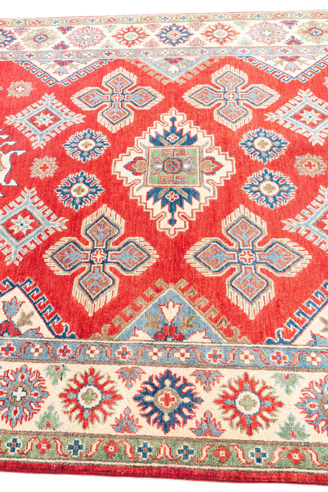 5' 10 x 8' Hand Knotted Kazak Rug