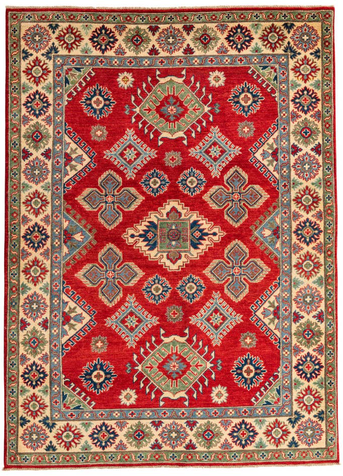 Detail image of 5' 10 x 8' Hand Knotted Kazak Rug