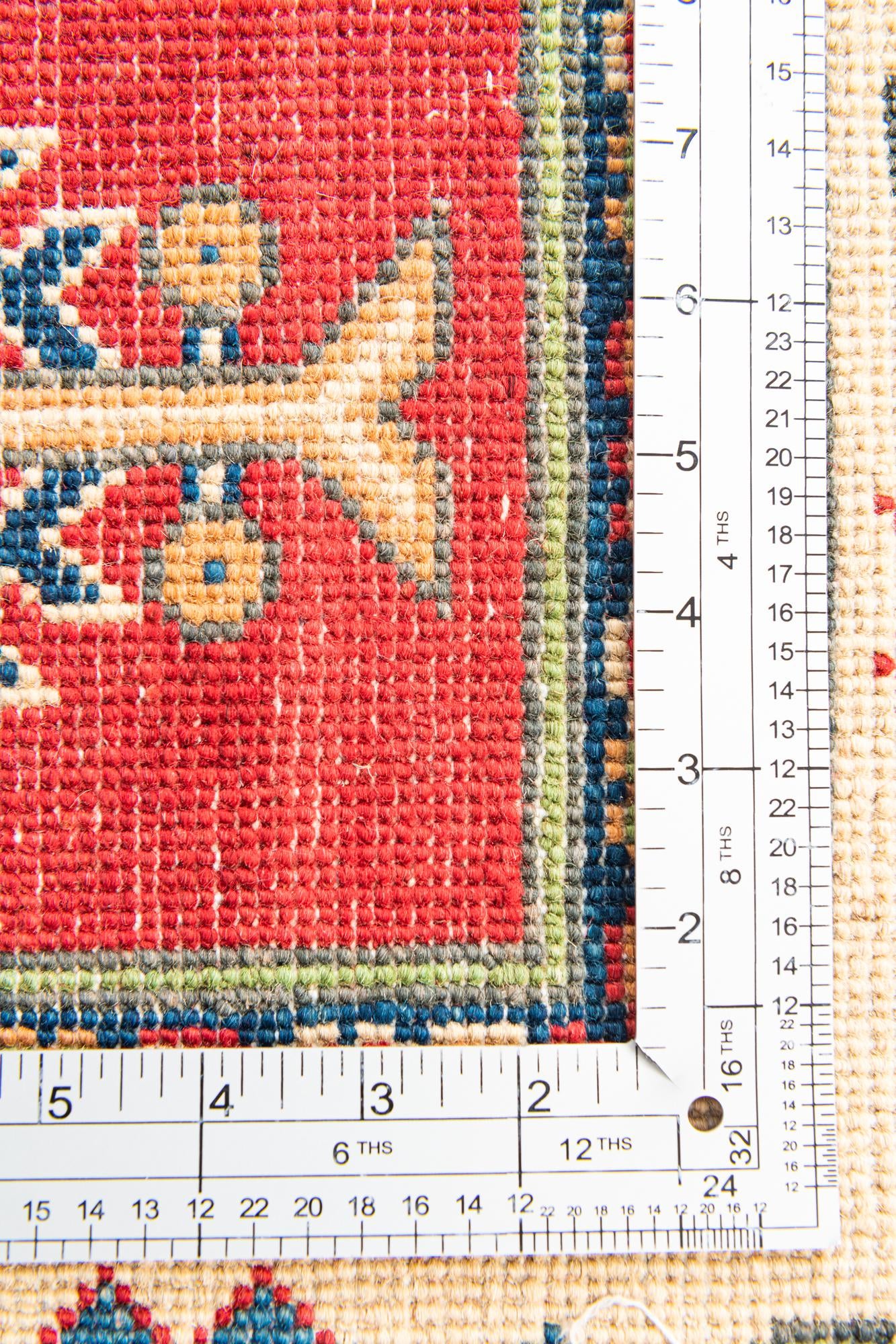 5' 7 x 8' Hand Knotted Kazak Rug