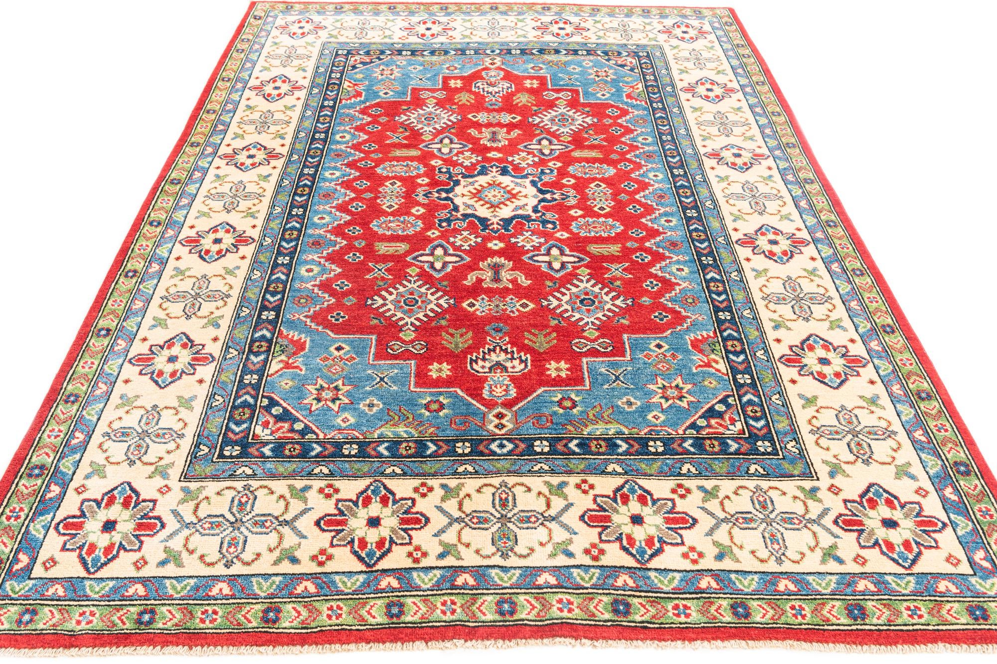 170cm x 240cm Hand Knotted Kazak Rug