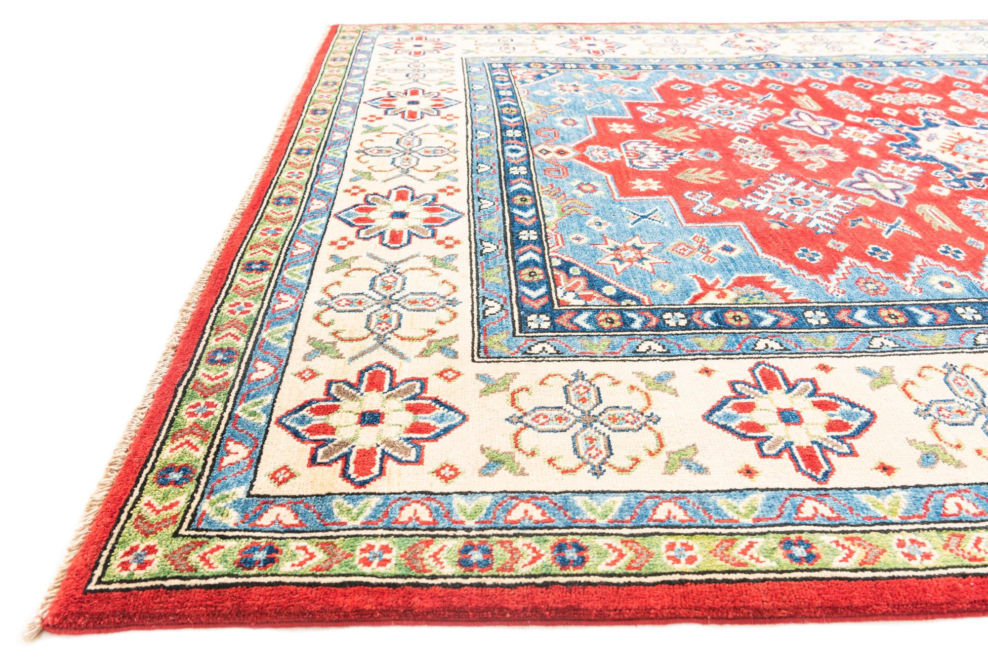 170cm x 240cm Hand Knotted Kazak Rug