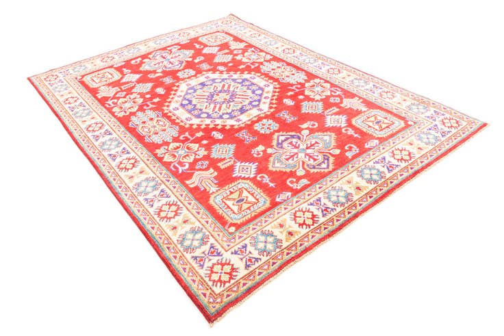 Detail image of 5' 9 x 7' 10 Hand Knotted Kazak Rug