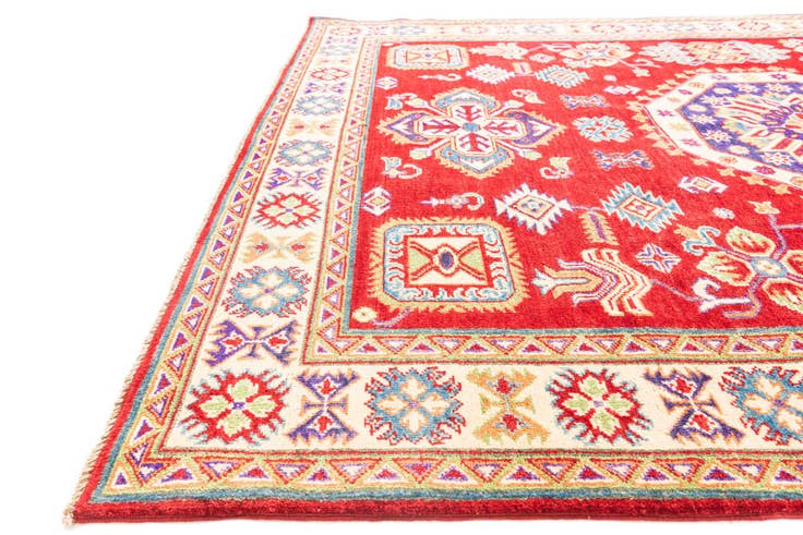 Detail image of 5' 9 x 7' 10 Hand Knotted Kazak Rug
