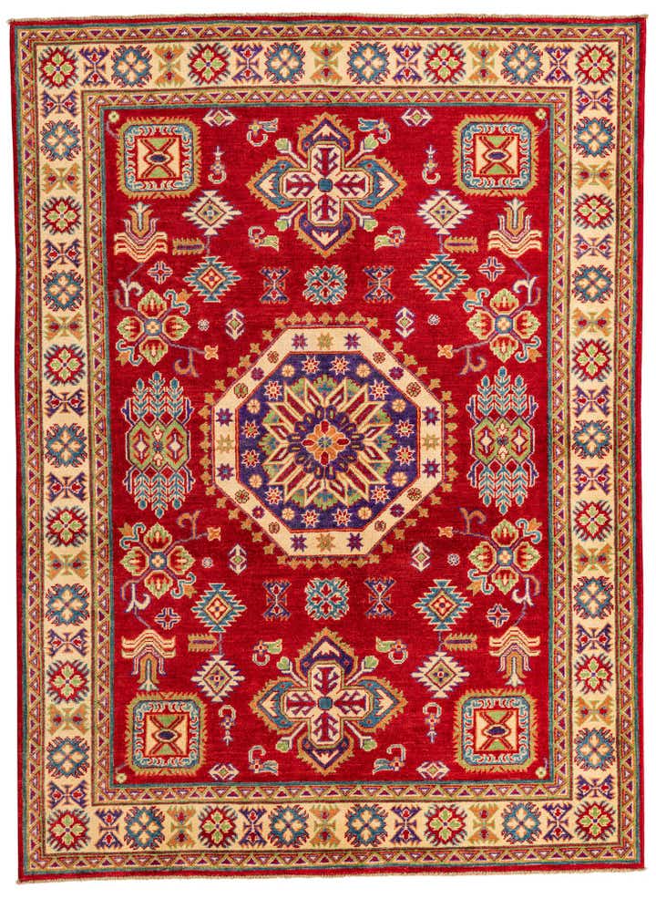 5' 9 x 7' 10 Hand Knotted Kazak Rug