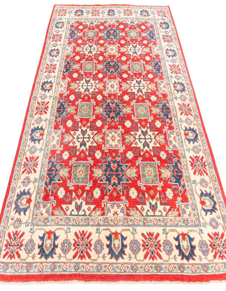 Detail image of 5' 10 x 8'  Hand Knotted Kazak Rug