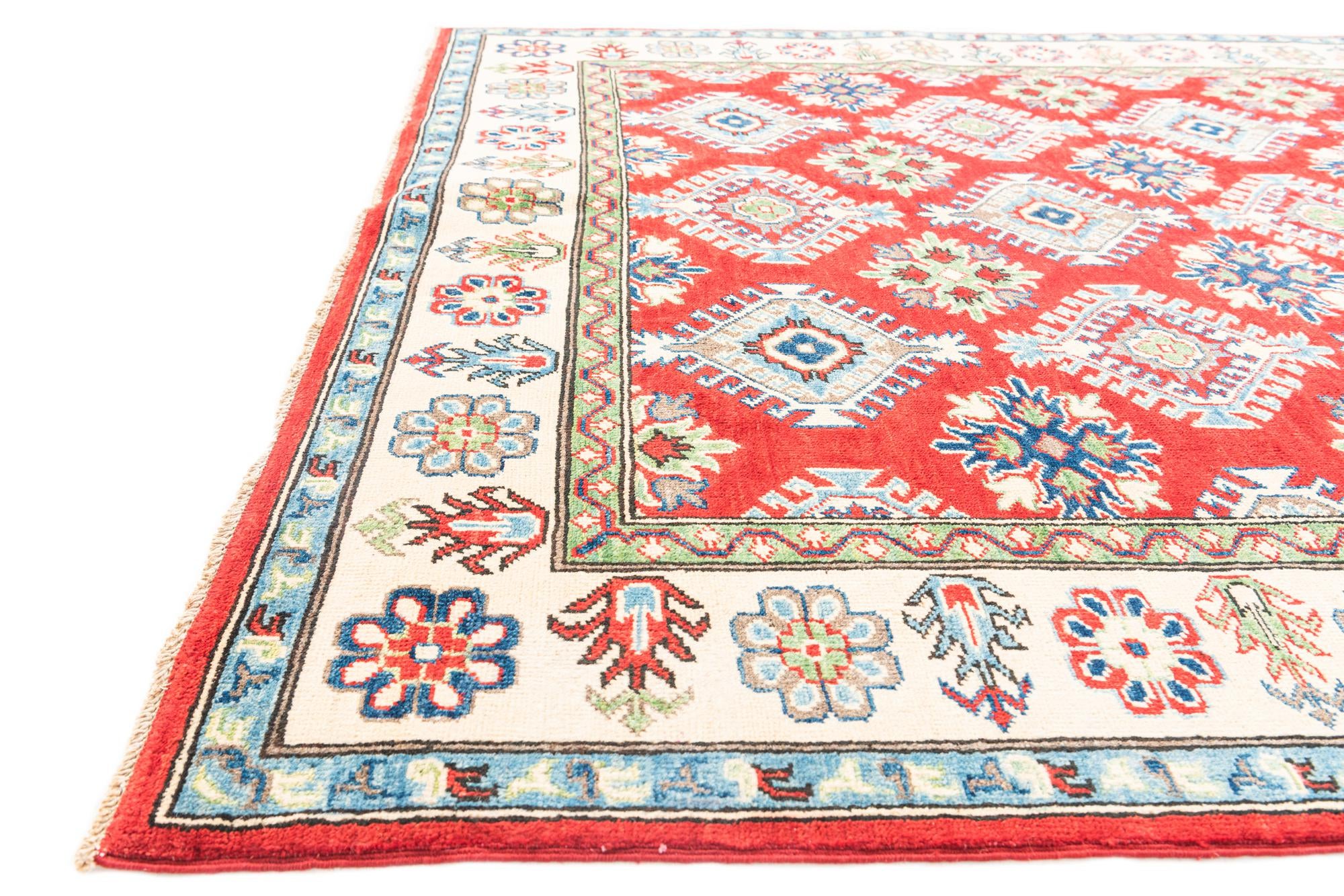 5' 6 x 7' 9 Hand Knotted Kazak Rug
