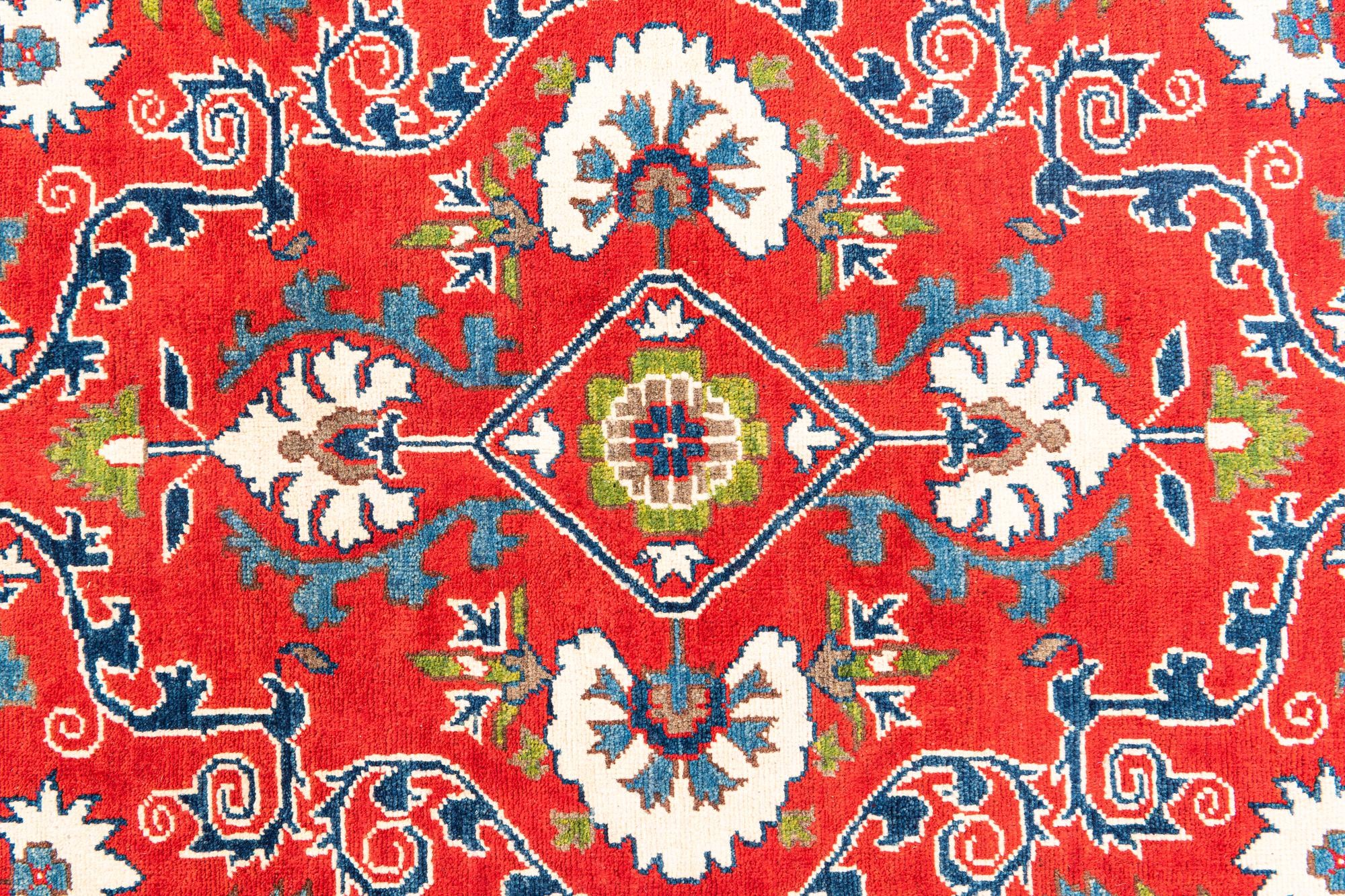 5' 8 x 8' Hand Knotted Kazak Rug