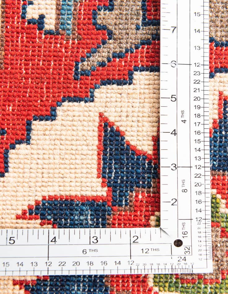 Detail image of 5' 8 x 8'  Hand Knotted Kazak Rug