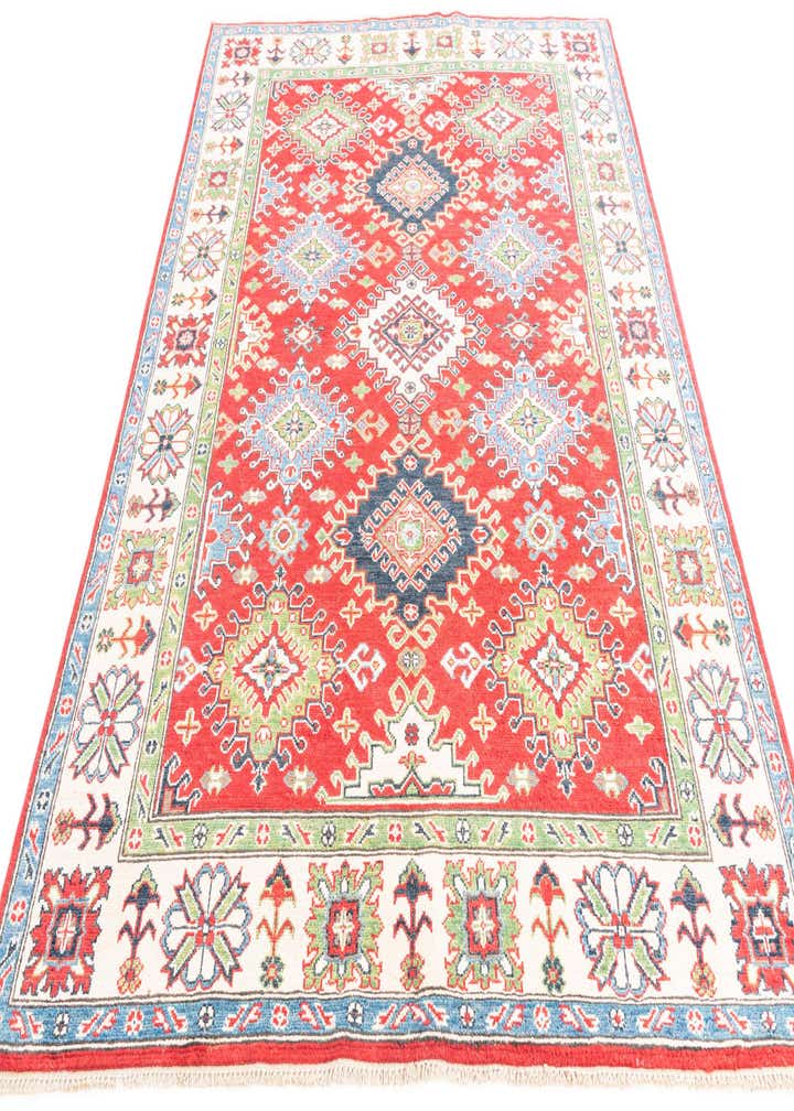 5' 7 x 7' 10 Hand Knotted Kazak Rug
