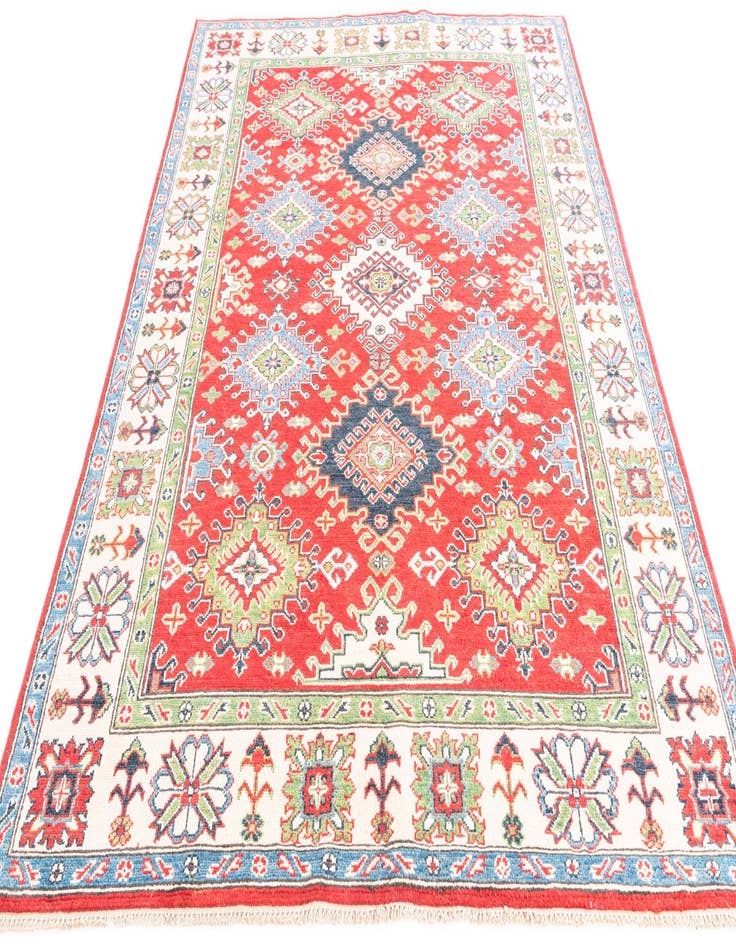 Detail image of 5' 7 x 7' 10 Hand Knotted Kazak Rug