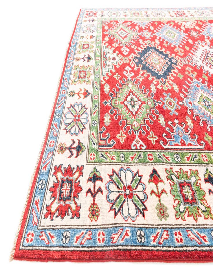 Detail image of 5' 7 x 7' 10 Hand Knotted Kazak Rug
