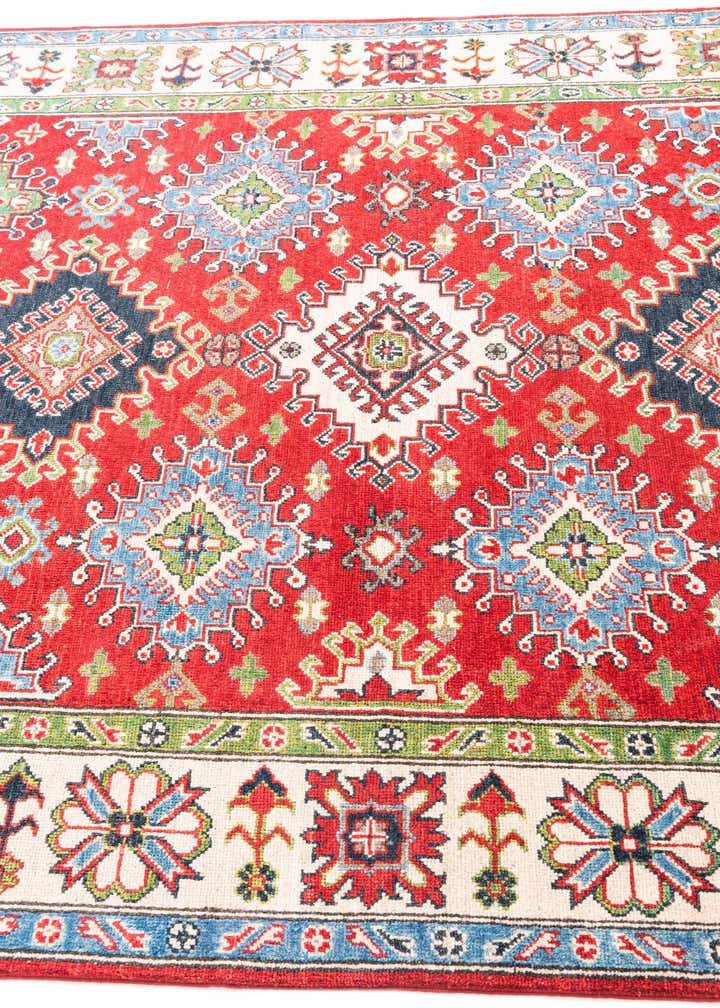 5' 7 x 7' 10 Hand Knotted Kazak Rug